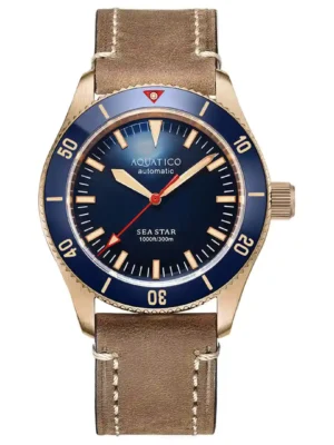 Aquatico Bronze Sea Star: The Perfect Rolex Alternative with a Blue Dial