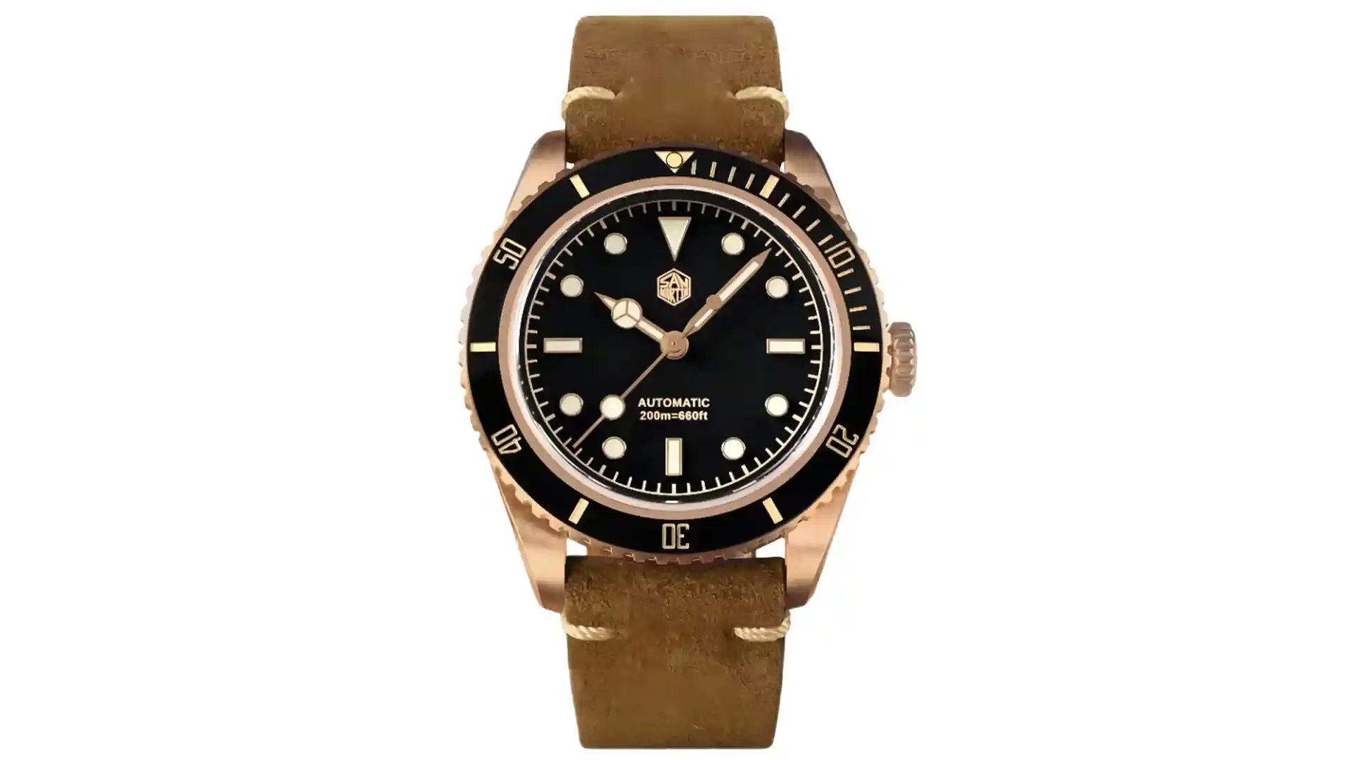 Discover the San Martin Retro CUSN8 Bronze Watch: The Perfect Rolex Submariner Alternative