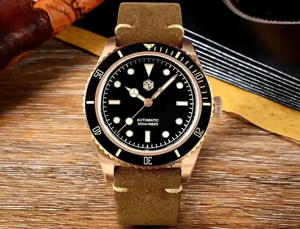 Rolex Submariner Alternative: The San Martin Retro Bronze Automatic Watch