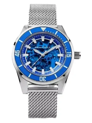 Seagull Men's Waterproof Blue Watch: A Stunning Rolex Alternative"