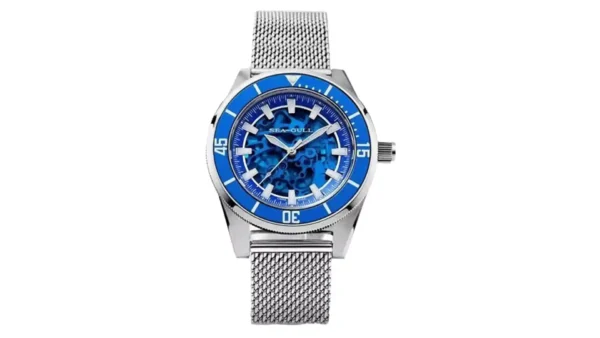 Seagull Men's Waterproof Blue Watch: A Stunning Rolex Alternative"