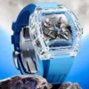 Luminous and Transparent: Haofa 3D Spaceship Watch for Modern Men