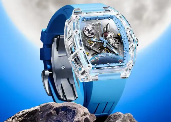 Luminous and Transparent: Haofa 3D Spaceship Watch for Modern Men